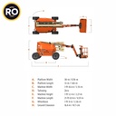 Nacelle articulée 4x4 bi-carburant JLG 450AJ Serie 2