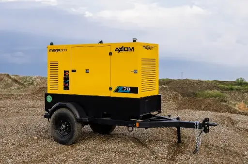 Megagen Z70 56kW (70 kVA) towable diesel generator